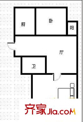 保利百合花園東園戶型圖保利百合東園 2室 戶型圖 2室1廳1衛(wèi)1廚