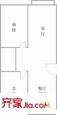 錦水人家 2室 戶型圖