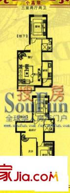歐尚一品戶型圖戶型圖 3室2廳2衛(wèi)