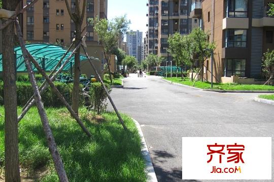 麗都新城二期愛(ài)麗香舍園區(qū)主馬路（2015-08-04）
