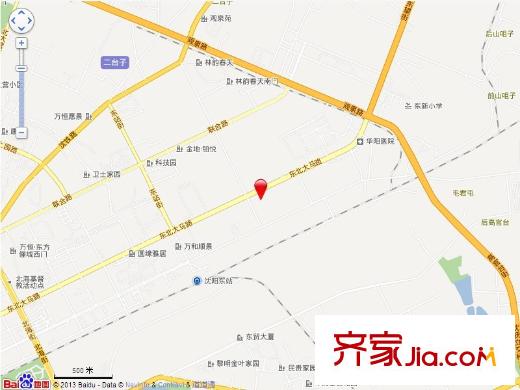 萬科藍山交通圖電子地圖
