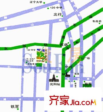 示范和平家園交通圖