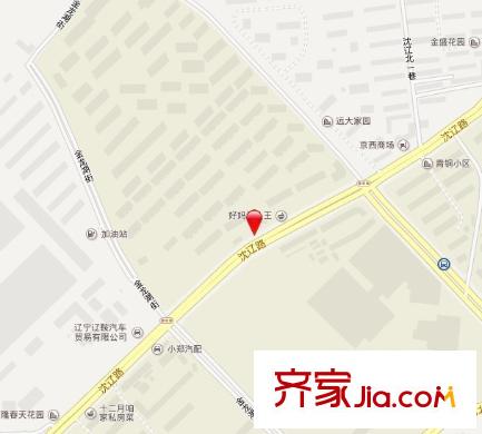 益格名邸交通圖 