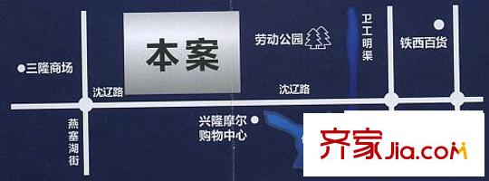 益格名邸交通圖