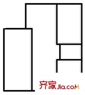 益格名邸 3室 戶(hù)型圖