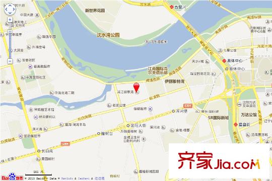 浦江御景灣交通圖電子地圖