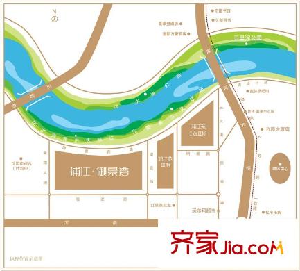 浦江御景灣交通圖