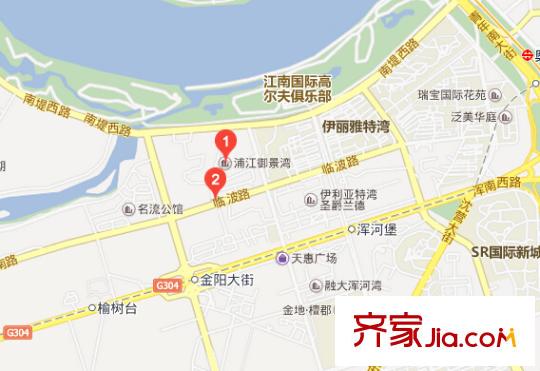 浦江御景灣交通圖203