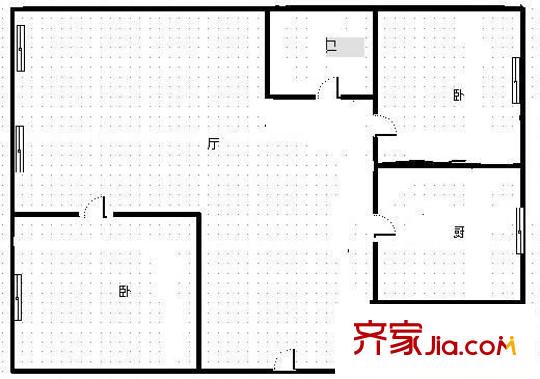 淺草綠閣六期 2室 戶型圖