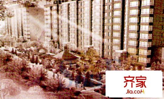 香域藍(lán)山外景圖幻燈圖