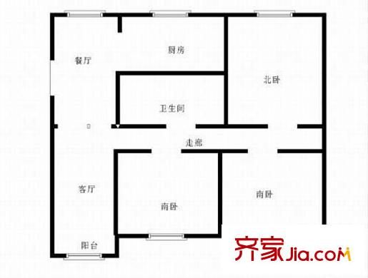 富云新都(西區(qū))戶型圖富云新都(西區(qū)) 3室 戶型圖 3室1廳1衛(wèi)1廚