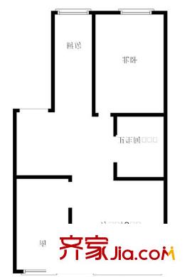富云新都(西區(qū))戶型圖富云新都（西區(qū)） 2室 戶型圖 2室2廳1衛(wèi)1廚