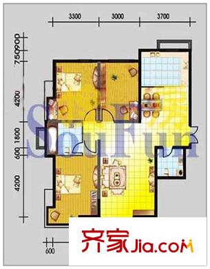 國奧現(xiàn)代城 A戶型