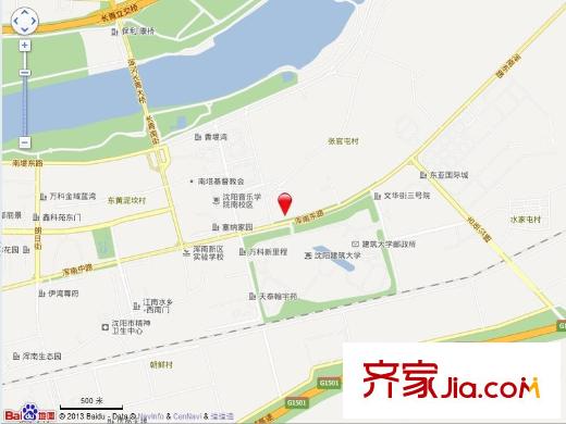 金地濱河國際交通圖電子地圖