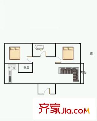 翔鳳華園 3室 戶型圖