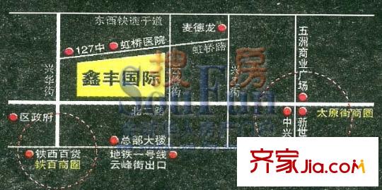 鑫豐國際交通圖