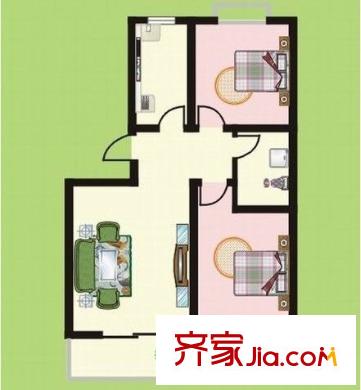 鑫豐又一城 1室 戶型圖