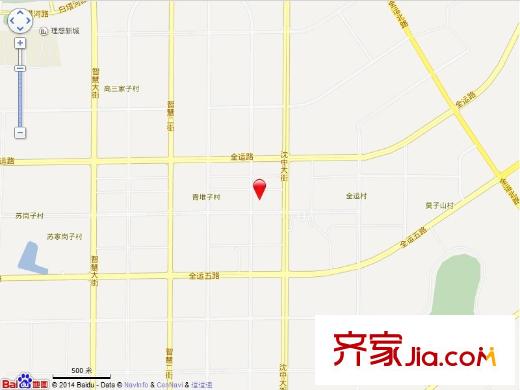 和鴻廣場區(qū)位圖