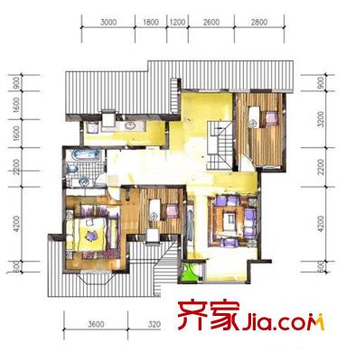 陽(yáng)光國(guó)際花園洋房閣樓 2室2廳1衛(wèi)