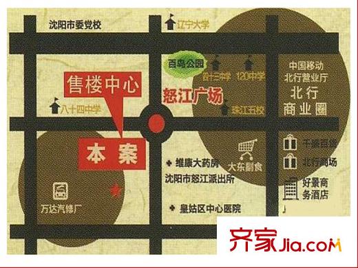 書香人家交通圖