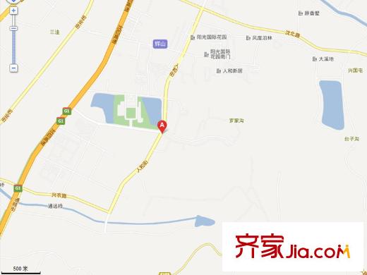 陽光國際花園電子地圖