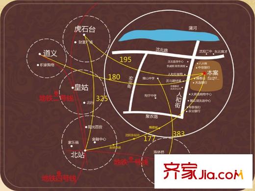 陽光國際花園區(qū)位圖