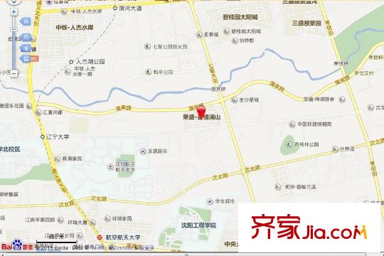 榮盛香緹瀾山電子地圖
