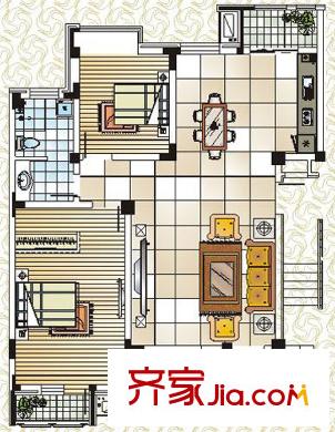 渾河灣A1 2室2廳1衛(wèi)