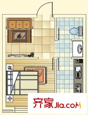 渾河灣O 1室1廳1衛(wèi)