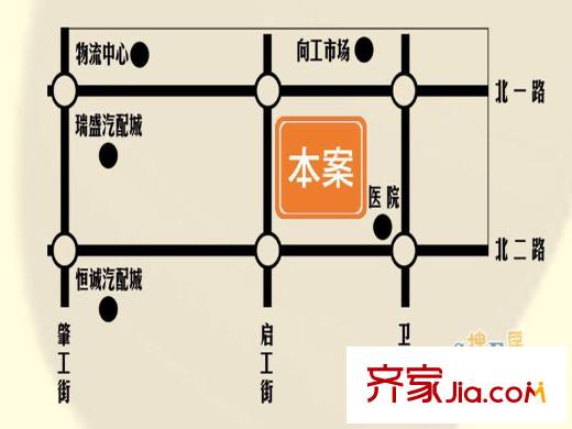 碧水儷城交通圖