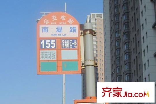 香堤灣周邊配套公交車站牌
