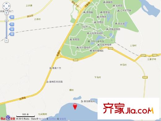 首創(chuàng)琥珀灣交通圖