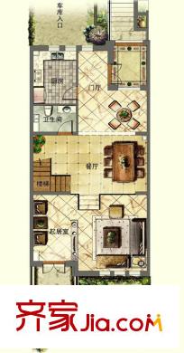 首創(chuàng)琥珀灣聯(lián)排AI首層 8室2廳3衛(wèi)1廚
