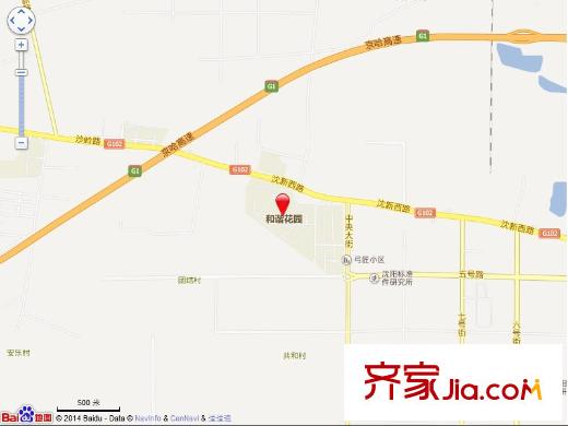 和諧花園電子地圖