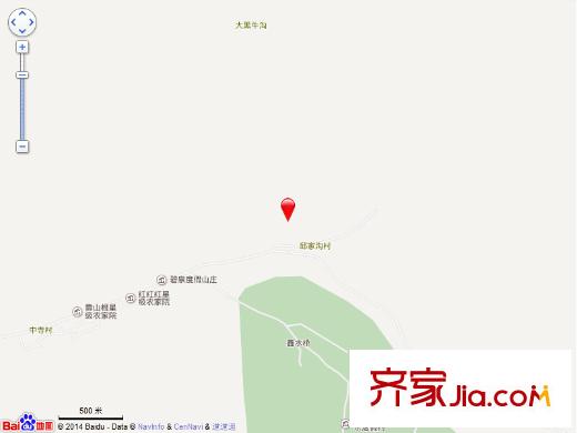 香山墅區(qū)位圖