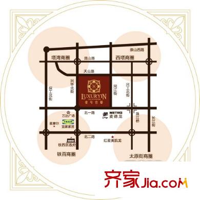 壹號官邸區(qū)位圖