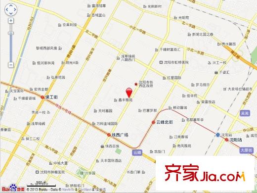 鑫豐?熙區(qū)府電子地圖