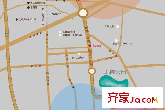 溪湖芳庭區(qū)位圖