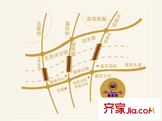 泰榮灣區(qū)位圖