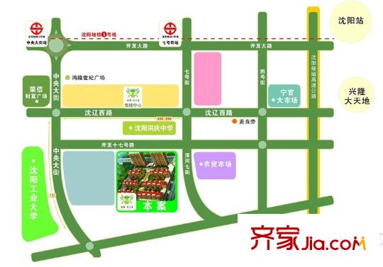 恒潤(rùn)?春天里交通圖