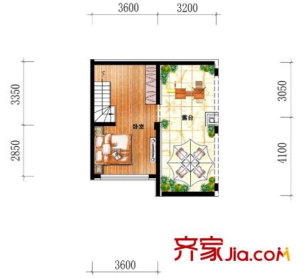 香檳新坐標7#8#高層頂層中戶越 1室1廳