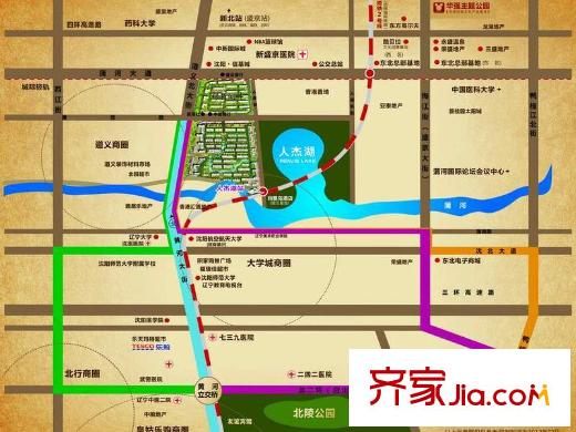 太湖國際花園區(qū)位圖