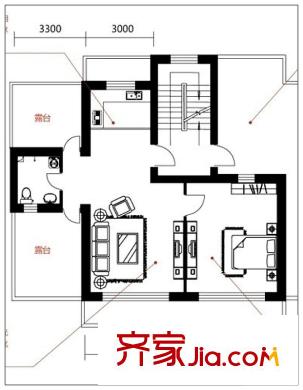 綠色家園I 戶型 1室2廳1衛(wèi)