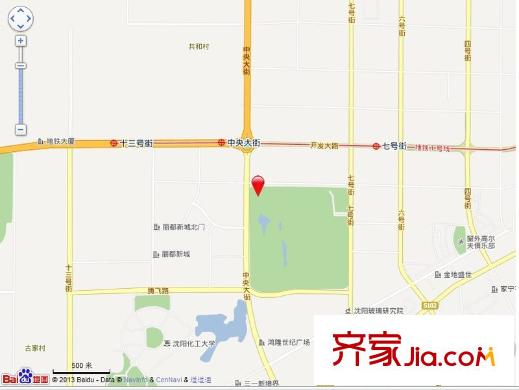 陽光100果嶺公館電子地圖