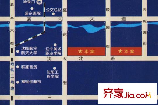 水晶藍(lán)灣區(qū)位圖