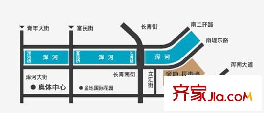 金地長青灣?丹陛區(qū)位圖