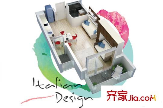 嘉里?海楹臺A2 1室1廳1衛(wèi)