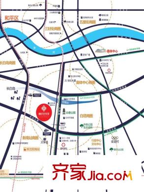 富城銘邸區(qū)位圖