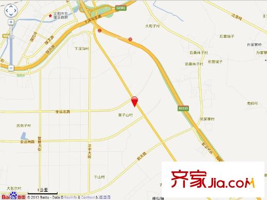 綠城沈陽全運(yùn)村電子地圖