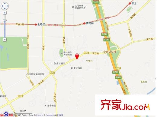 連泰美域交通圖